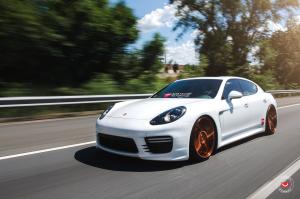 Porsche Panamera Turbo by ESM on Vossen Wheels (VPS-314) 2017 года